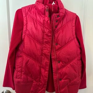 Red Quilted Puffer Vest